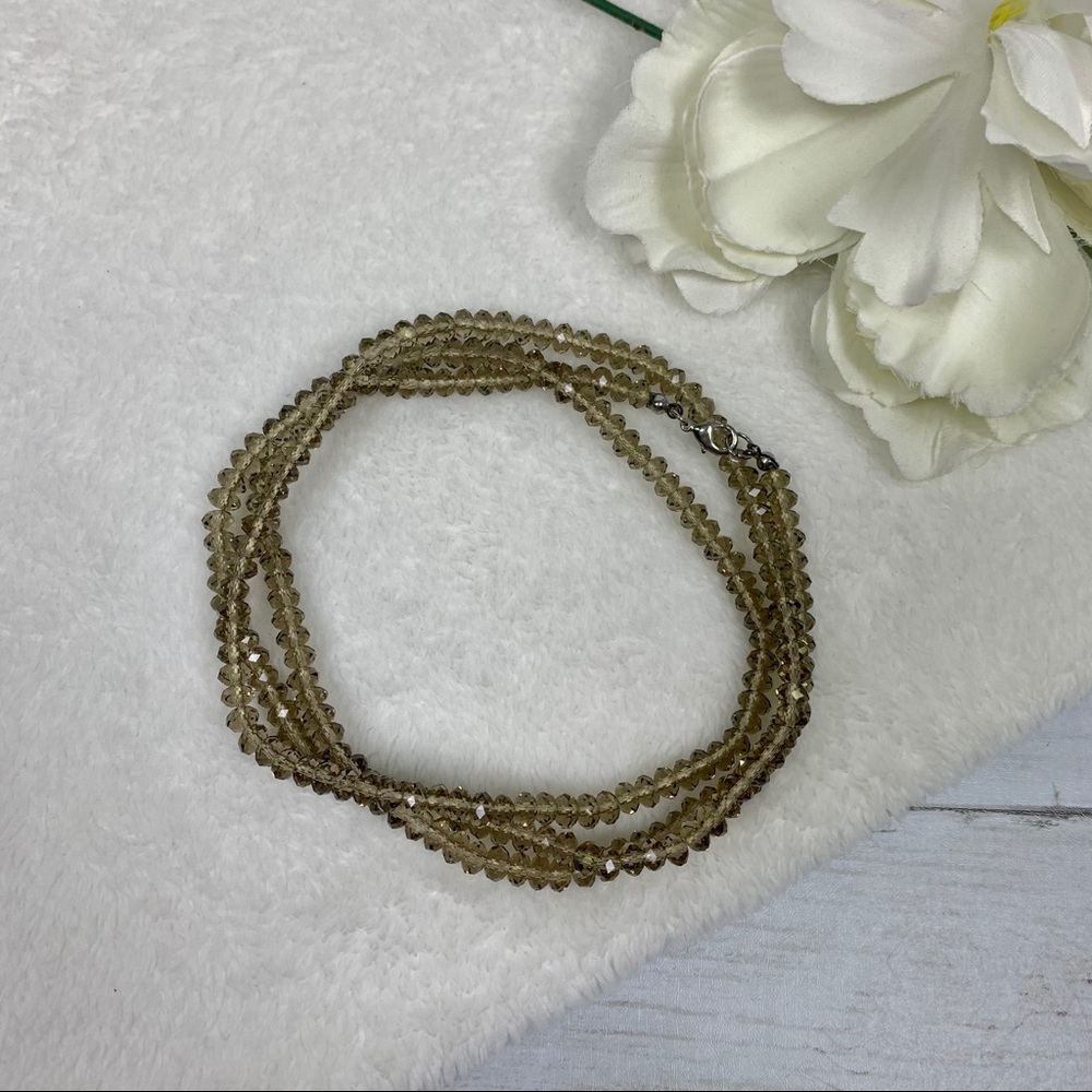 {FREE w/ Purchase} Long Beaded Infinity Necklace